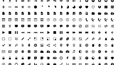 【Design】シンプルなデザインのアイコンセット［subway］が無料でダウンロード可能です。