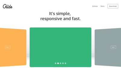 【jQuery】レスポンシブ対応のスライドショーには最新版の［Glide.js］がオススメです。