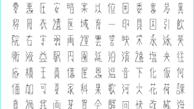 【Font】超個性的な理系フォント［数式フォント］を紹介します。