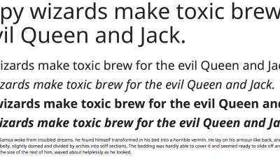 【Font】使い勝手の良いオススメの Google Web Fonts サンセリフ系 × 11選。