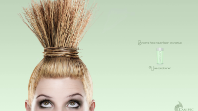 【ADS】メキシコの美容メーカー［CANIPEC］がヘア・コンディショナーを宣伝しています。