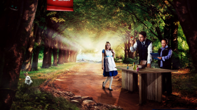 【ADS】物語はここで終わる……童話をモチーフに使った［Aduana Nacional］の広告。