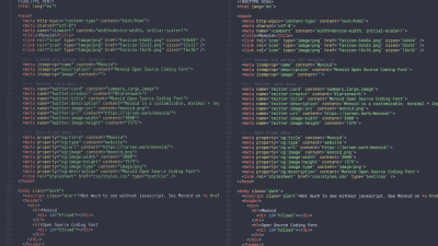 【Font】オープンソースのコーディング用フォント［Monoid］をお勧めします。