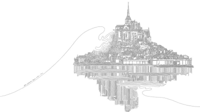 【ADS】東海工業専門学校の広告［Single Stroke Architecture］が素敵です。