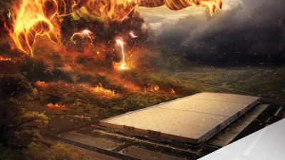 【ADS】建築物の屋根材を扱う［USG］の広告画像です。