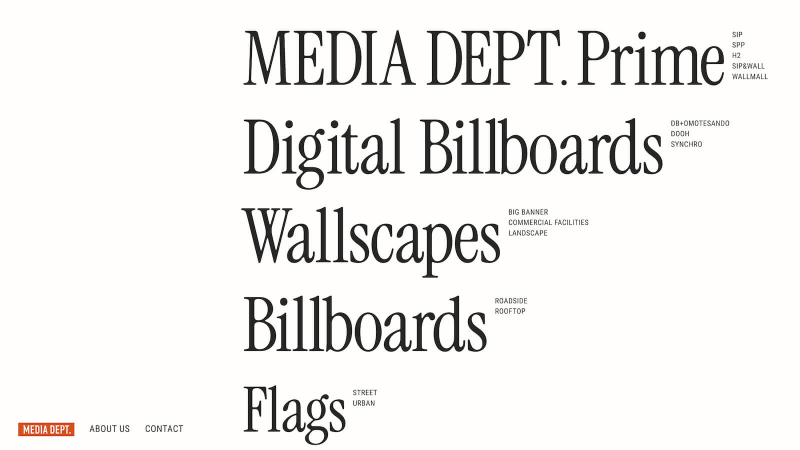 MEDIA DEPT.