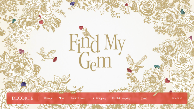 DECORTÉ HOLIDAY 2024 Find My Gem