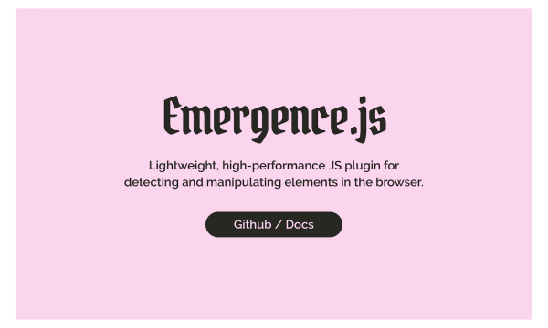 【JavaScript】指定した要素がビューポートに表示されたことを［Emergence.js］で検出する。
