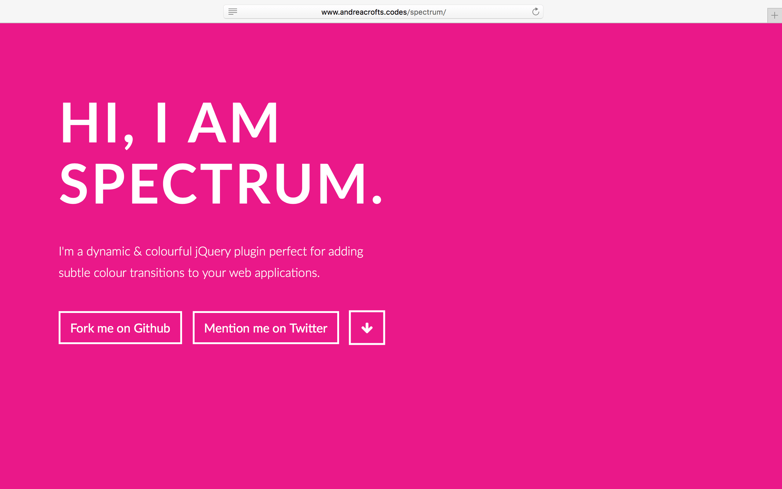 SPECTRUM - jQuery Plugin